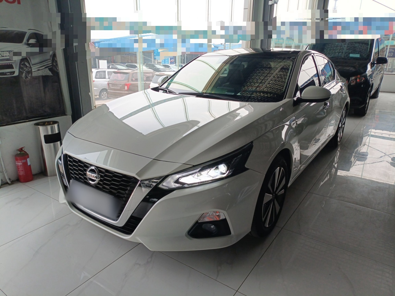 تحت مقدمة السيارة