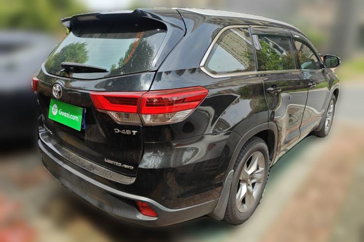 Used Toyota Highlander 2018 2.0T Four-Wheel Drive Supreme Edition 7-Seater China VI Rear Right 45 Deg