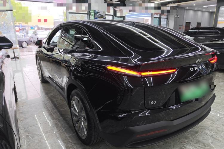 Used ONVO L60 2025 Model, 60kWh Black Knight Special Edition Rear Left 45 Deg