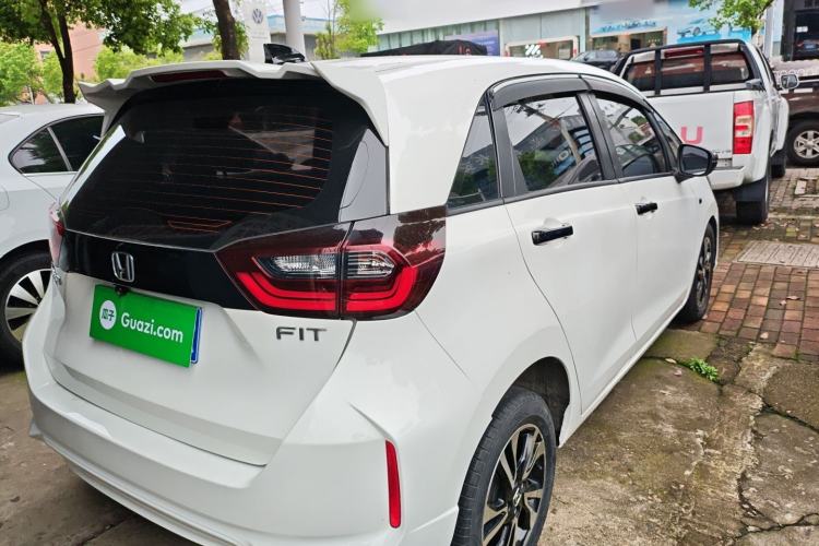 Used Honda Fit 2021 1.5L CVT Trendy Edition Rear Right 45 Deg