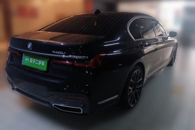 Used BMW 7 Series 2021 740Li Leading Model M Sport Package Rear Right 45 Deg