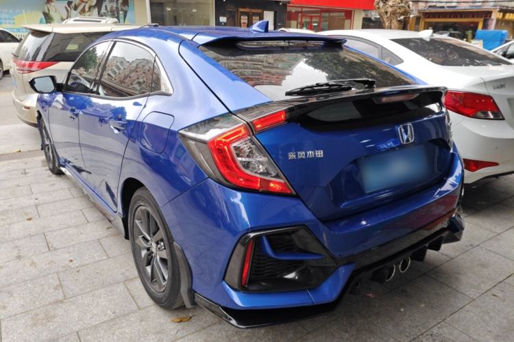 Used Honda Civic 2021 HATCHBACK 220TURBO CVT New Trendsetter Rear Left 45 Deg
