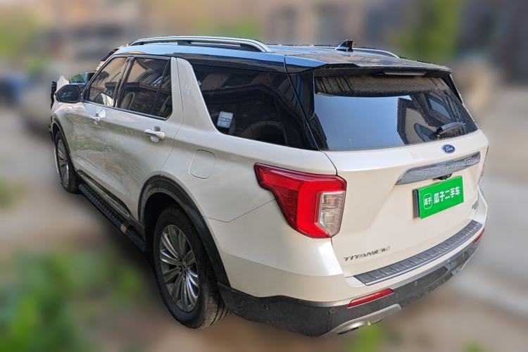 Used Ford Explorer 2020 EcoBoost 285 4x4 Titanium Edition 6 Seats Rear Left 45 Deg