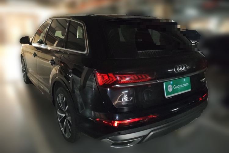 Used Audi Q7 2020 55 TFSI quattro S line sports model Rear Left 45 Deg