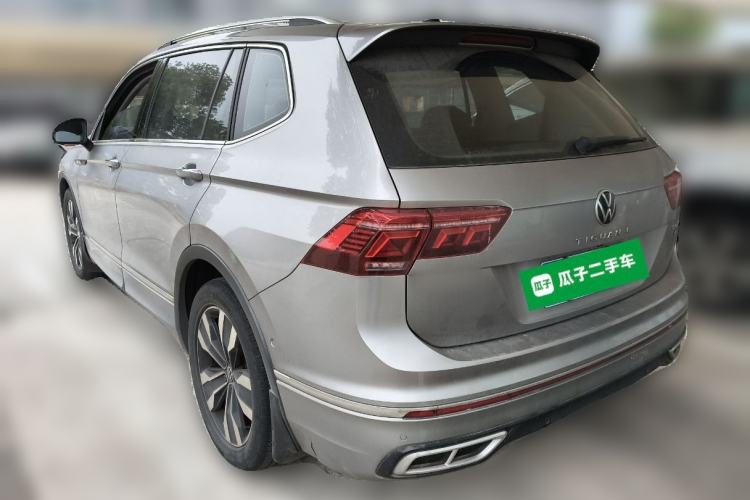 Used Volkswagen Tiguan L 2022 380TSI Automatic All-Wheel Drive R-Line Enhanced Comfort 7-Seater Rear Left 45 Deg