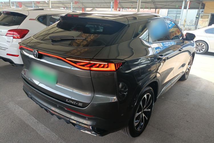 Used CHANGAN UNI-Z New Energy 2024 Blue Whale Smart Electric iDD 125km Excellence Model Rear Right 45 Deg