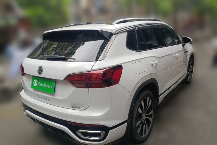 Used Volkswagen Tayron 2021 380TSI All-Wheel Drive R-Line Connected Version Rear Right 45 Deg