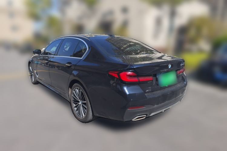 Used BMW 5 Series 2021 530Li Leading Model M Sport Package Rear Left 45 Deg
