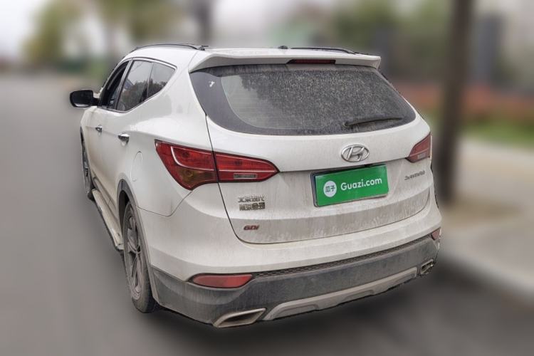 Used Hyundai Santa Fe 2013 2.4L Automatic Two-Wheel Drive Smart Version Rear Left 45 Deg