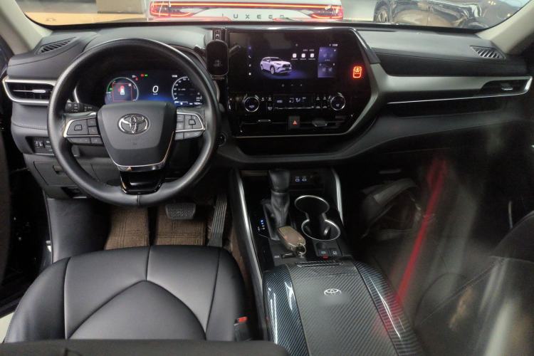 Used Toyota Highlander 2024 2.5L Smart Electric Hybrid Dual-Motor Two-Wheel-Drive Elite Edition 5 Seats Center Console