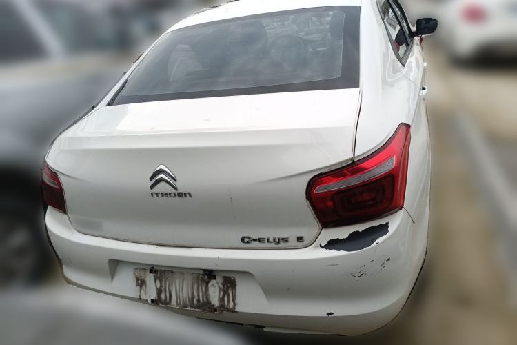 Used Citroen Elysee 2018 Revised Version 1.6L Manual Fashion Edition Rear