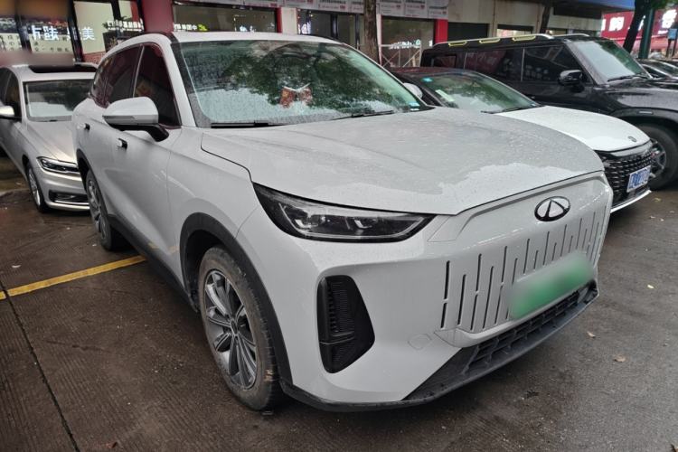 Used Chery Fengyun T9 2024 120 Long-Range Comfort Version 7-Seater Lithium-Ion Battery Front Right 45 Deg