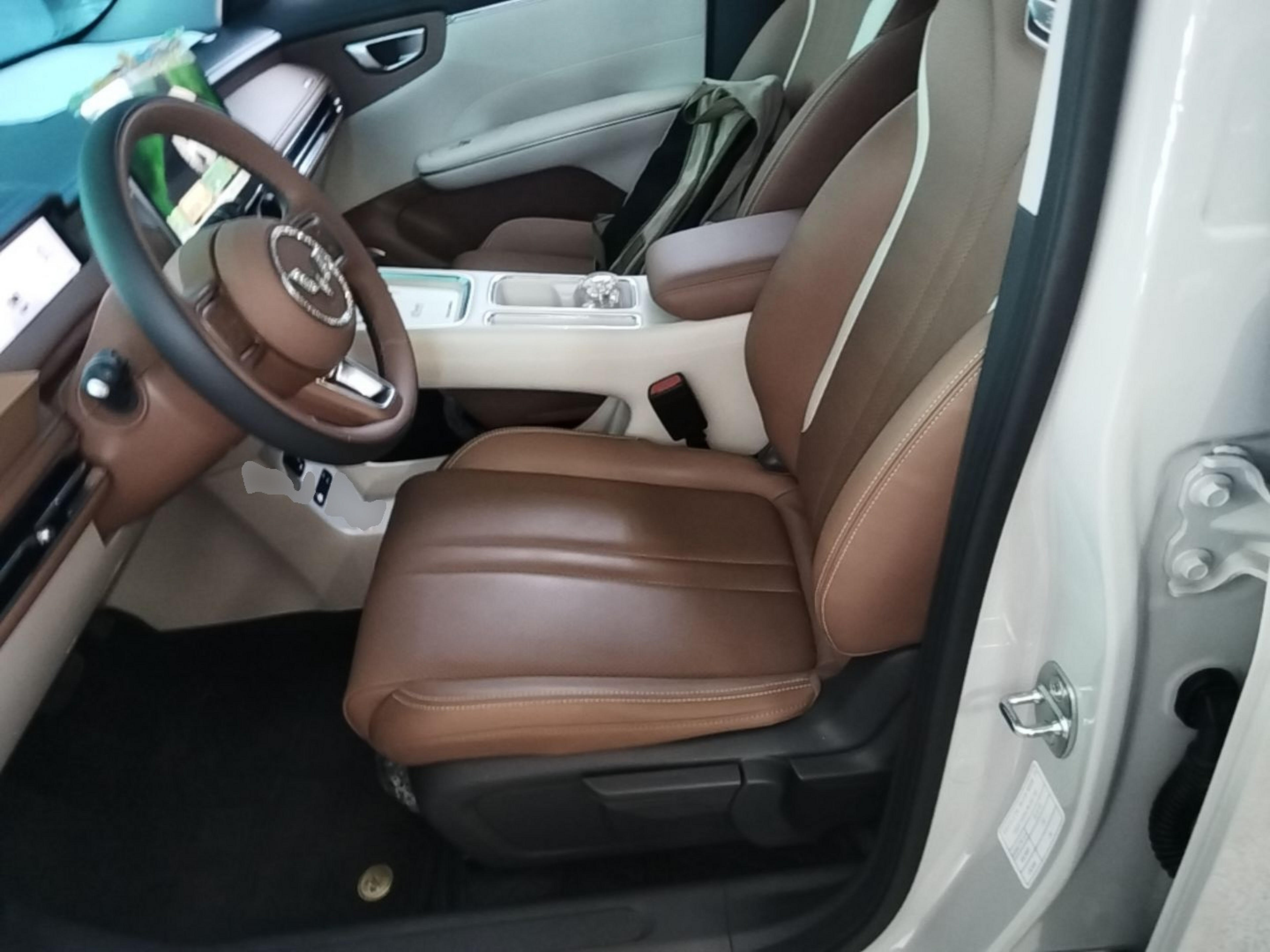 A primeira fila do carro