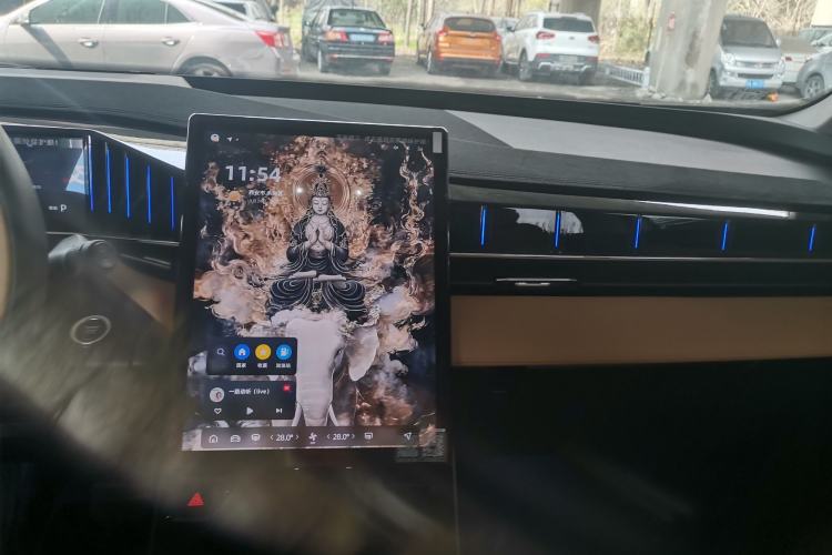 Used Geely Auto FX11 2023 1.5TD DCT Prestige Edition Audio And AC Panel