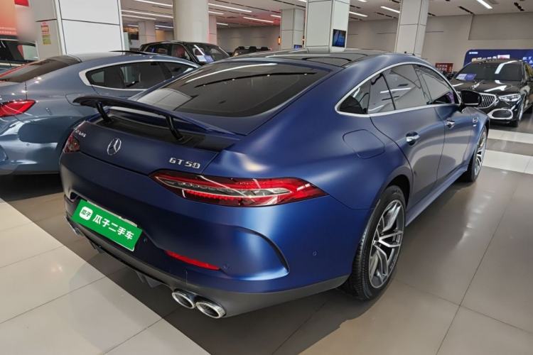 Used Mercedes-Benz AMG GT 2020 AMG GT 50 Four-Door Coupe Rear Right 45 Deg