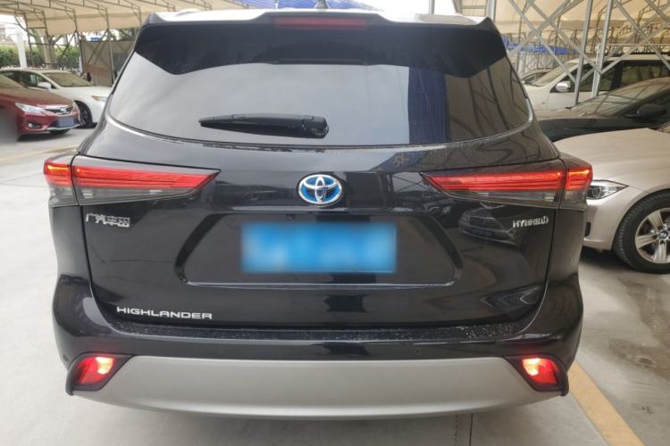 Used Toyota Highlander 2022 Dual-Engine 2.5L Two-Wheel Drive Prestige Edition 7-Seater Rear