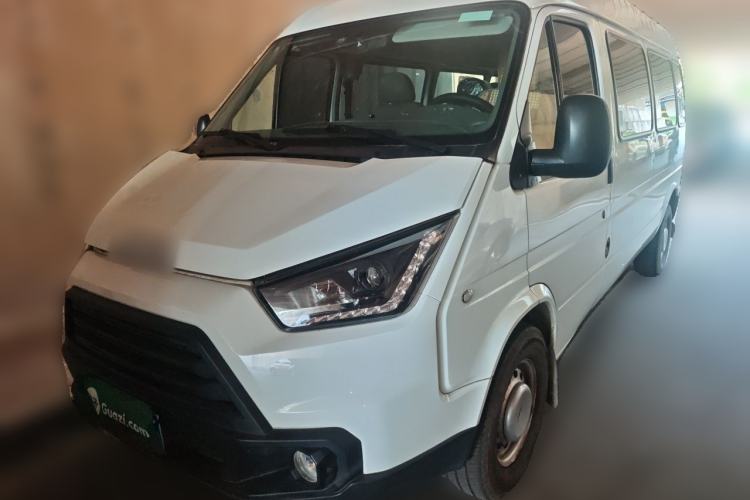 Used JMC Transit 2019 2.8T Commercial Version Long Wheelbase Mid-Roof 6-Seater Rear Single Tire China VI Emission Standard – JX493