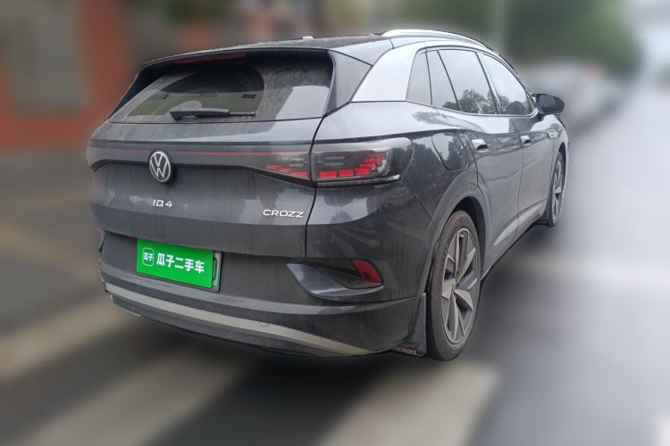 Used Volkswagen ID.4 CROZZ 2021 Long-Range PRO Two-Wheel Drive Version Rear Right 45 Deg