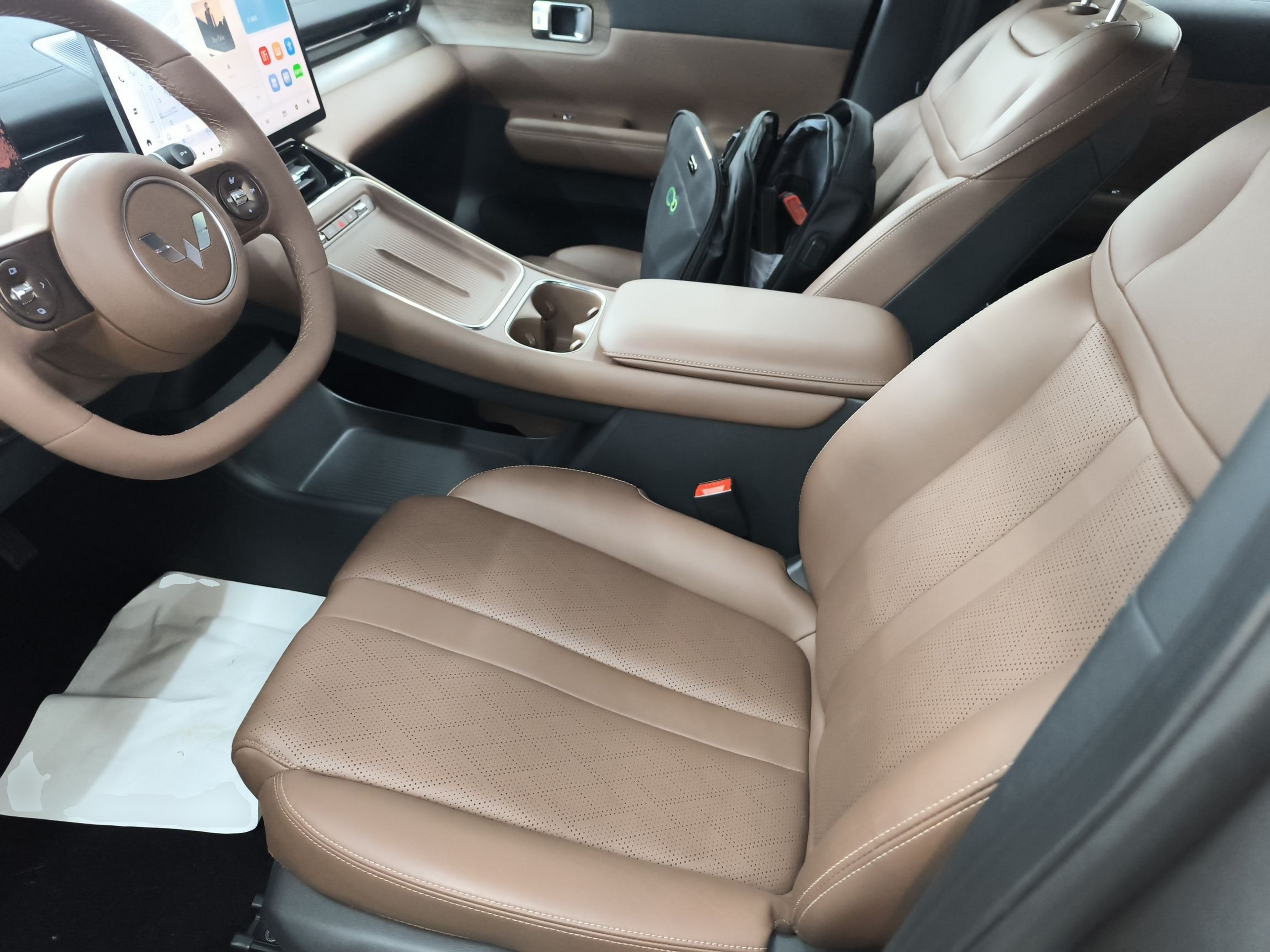 Переднее сиденье в автомобиле