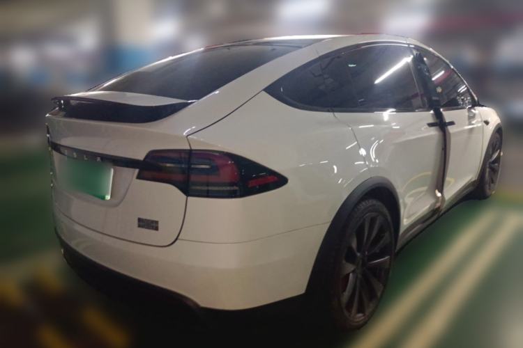 Used Tesla Model X 2023 Three-Motor All-Wheel-Drive Plaid Version Rear Right 45 Deg