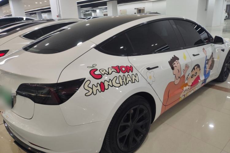 Used Tesla Model 3 2022 Rear-Wheel-Drive Version Rear Right 45 Deg