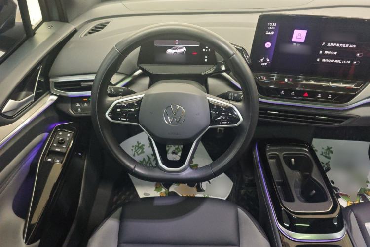 Used Volkswagen ID.4 CROZZ 2021 Long-Range Lite PRO Two-Wheel Drive Version Steering Wheel