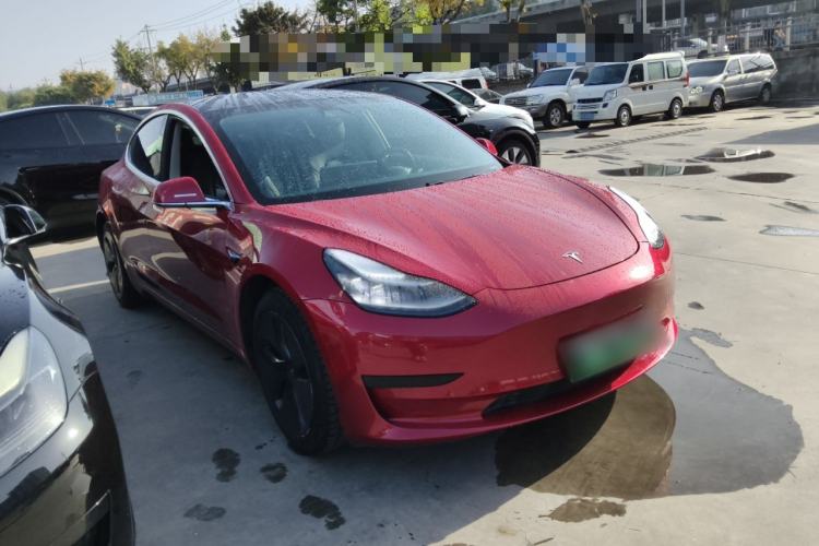 Used Tesla Model 3 2019 Standard Range Rear-Drive Upgraded Version Front Right 45 Deg