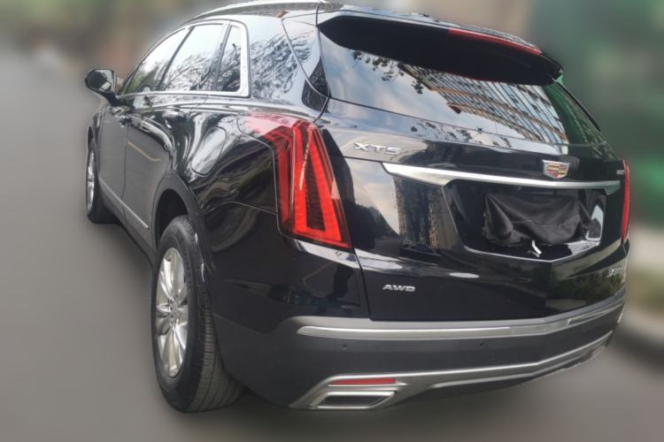 Used Cadillac XT5 2021 2.0T Four-Wheel Drive Luxury Version Rear Left 45 Deg