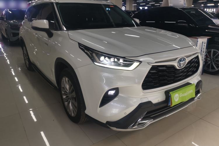 Used Toyota Highlander 2022 Dual-Engine 2.5L Four-Wheel Drive Prestige Version 7 Seats Front Right 45 Deg