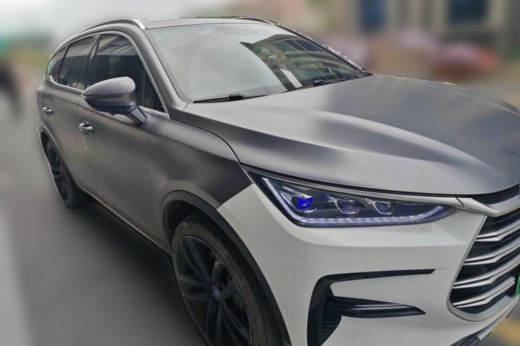 Used BYD Tang New Energy 2021 DM 2.0T Four-Wheel Drive High-Performance Flagship Model Front Right 45 Deg