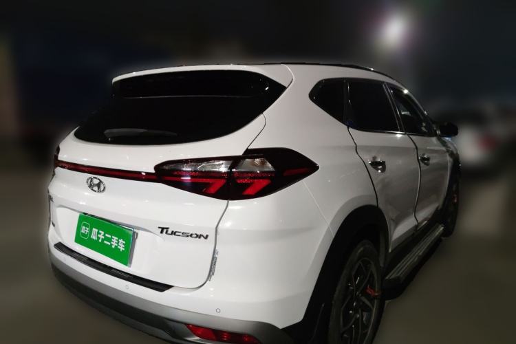 Used Hyundai Tucson 2020 280TGDi Dual-Clutch Two-Wheel Drive Fashion Edition China V Standard Rear Right 45 Deg