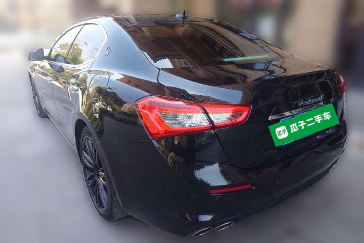 Used Maserati Ghibli 2019 3.0T Diamond Black Global Limited Edition China VI Standard Rear Left 45 Deg