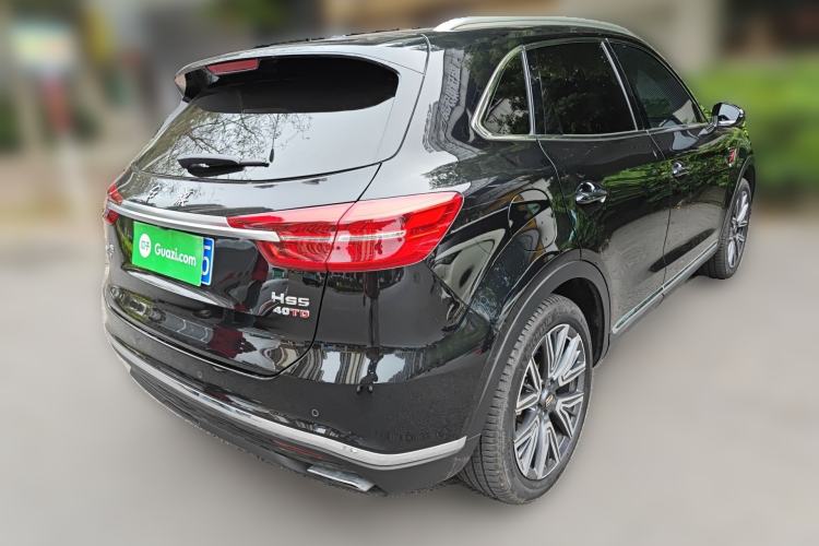 Used Hongqi HS5 2022 Facelifted Version 2.0T Smart Connect Flagship All-Wheel-Drive Edition Rear Right 45 Deg