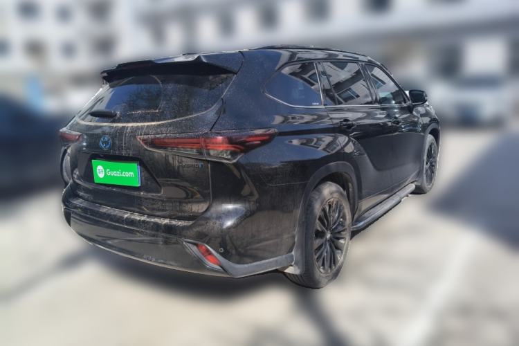 Used Toyota Highlander 2023 2.5L Smart Electric Hybrid Dual-Engine 4x4 Knight Edition 7 Seats Rear Right 45 Deg