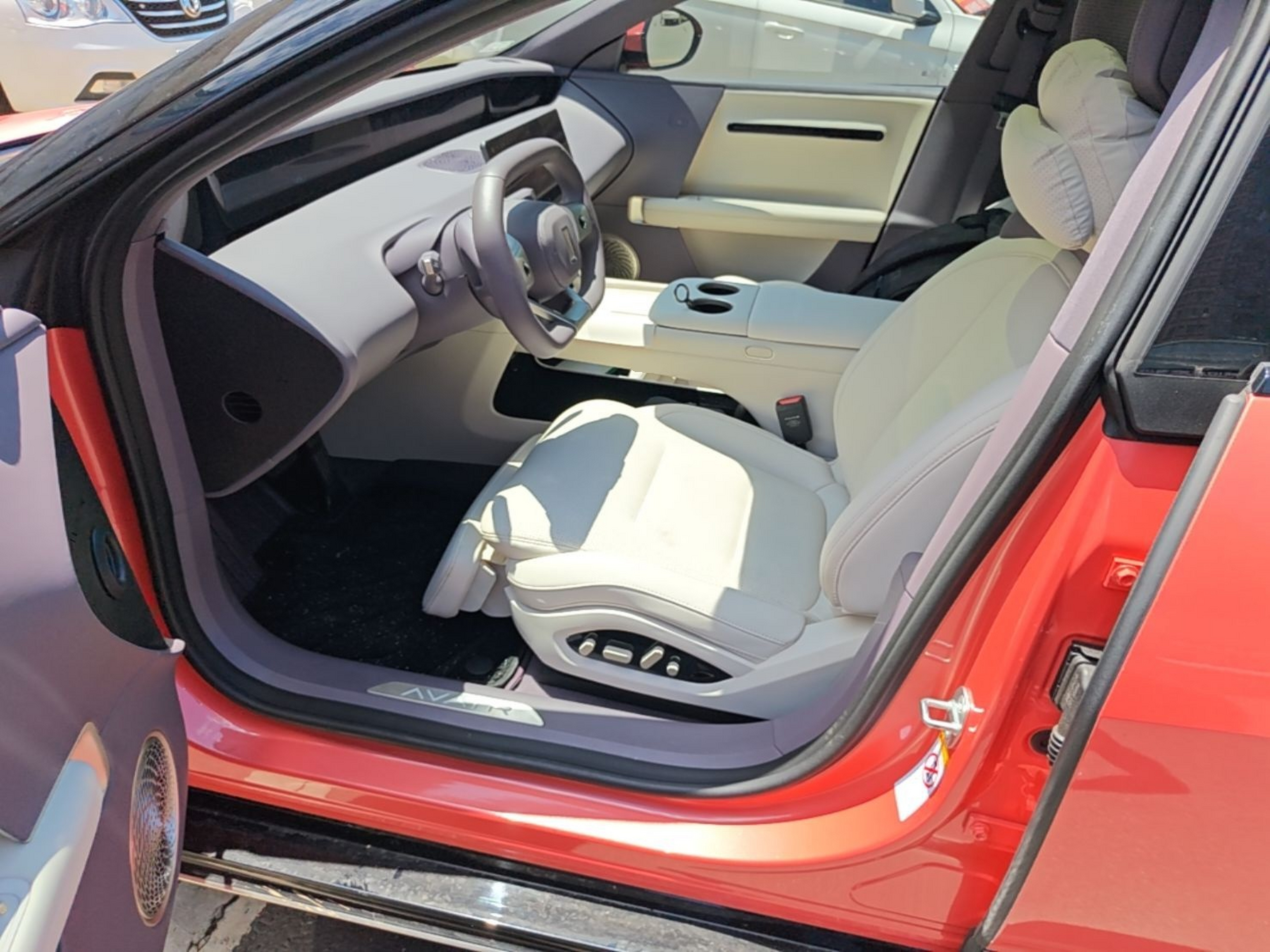 Avant de la voiture