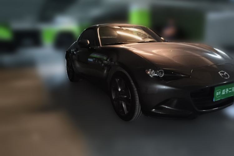 Used Mazda MX-5 2018 2.0L RF Platinum Steel Gray Front Right 45 Deg