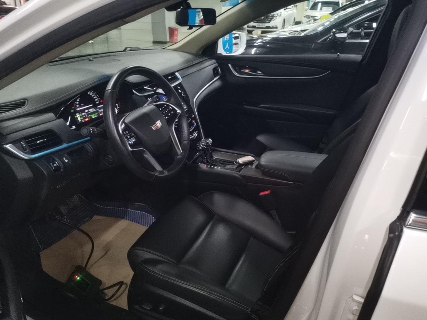Vordere Reihe im Auto