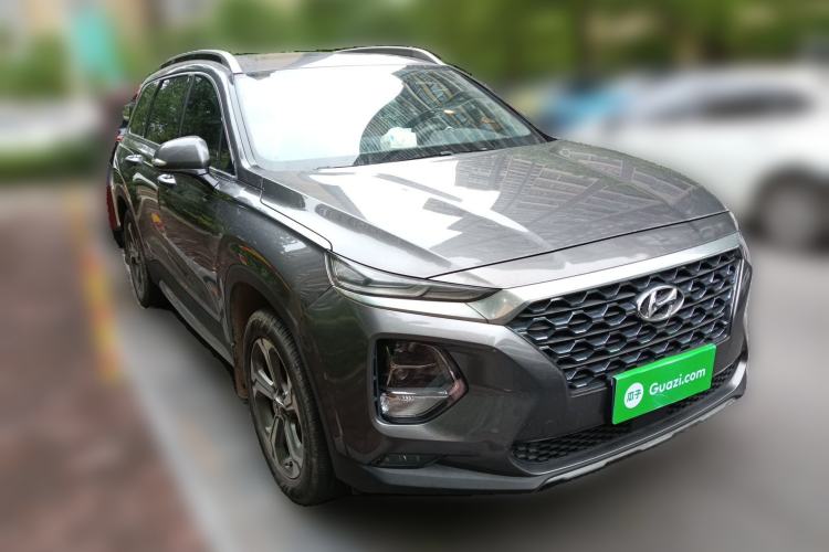 Used Hyundai Santa Fe 2019 380 TGDi DLX Automatic 2WD Prestige Edition China V Emission Standard Front Right 45 Deg