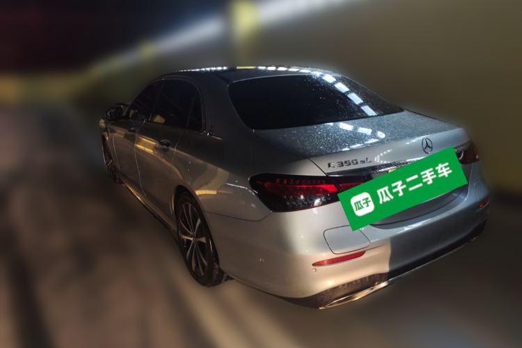 Used Mercedes-Benz E-Class New Energy 2021 E 350 e L Plug-in Hybrid Sports Sedan Rear Left 45 Deg