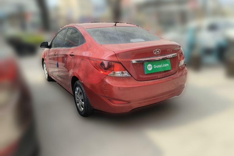 Used Hyundai Verna (older generation) 2010 Sedan 1.4L Manual Comfort GS Rear Left 45 Deg
