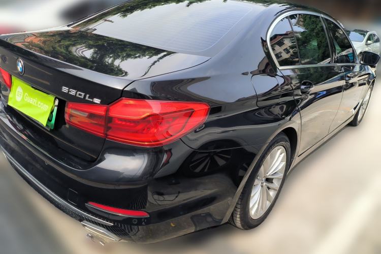 Used BMW 5 Series New Energy 2020 Mileage Upgrade Version 530Le Luxury Package Rear Right 45 Deg
