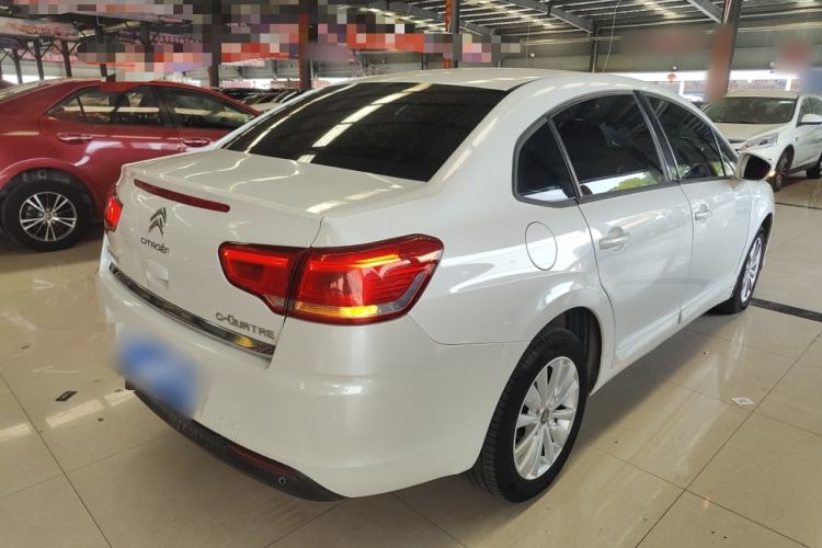 Used Citroen C-Quatre 2013 Sedan 1.6L Manual - Prestige Model Rear Right 45 Deg