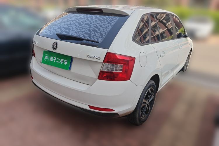 Used Skoda Rapid Spaceback 2016 Revised Version 1.6L Automatic Front-Drive Edition Rear Right 45 Deg