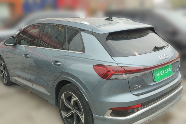 Used Audi Q4 e-tron 2023 50 e-tron quattro Visionary Edition Rear Left 45 Deg