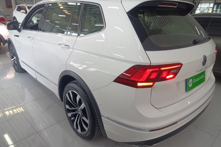 Used Volkswagen Tiguan L 2021 330TSI Automatic Two-Wheel Drive R-Line Enhanced Edition Rear Left 45 Deg