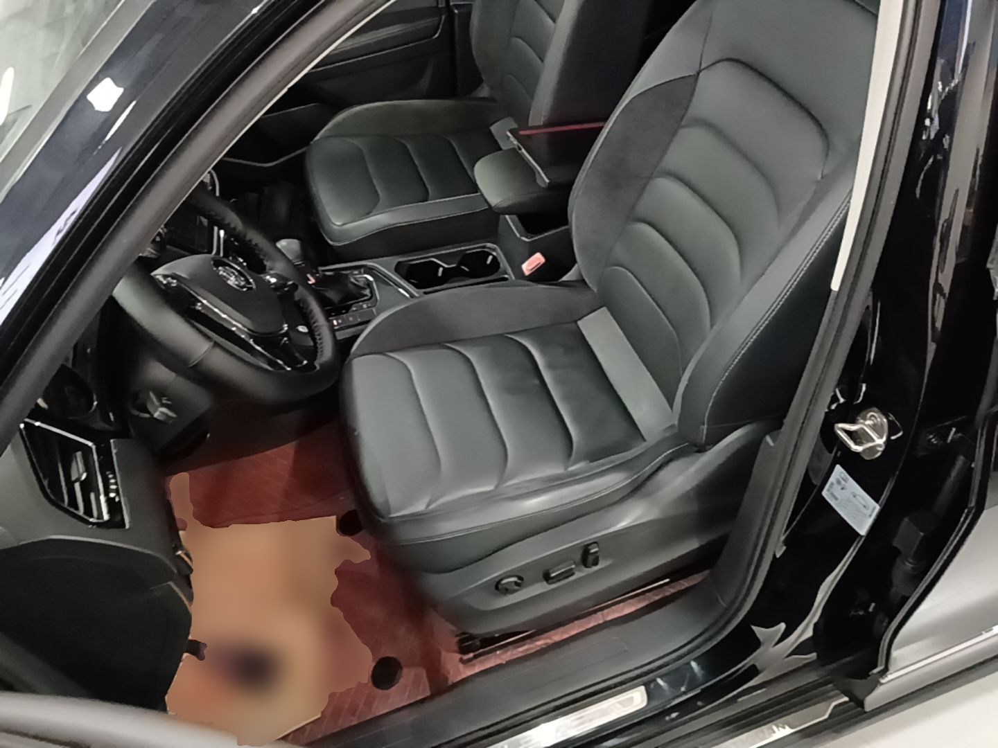 A primeira fila do carro