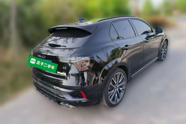 Used Lynk & Co 02 2022 2.0T DCT Shine Plus Rear Right 45 Deg