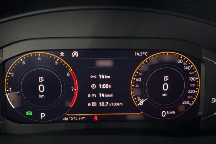 Used Volkswagen Teramont 2020 Revised Version 330TSI Two-Wheel Drive Luxury Edition Instrument Cluster