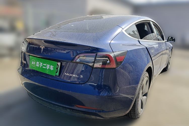 Used Tesla Model 3 2020 Standard Range Rear-Wheel Drive Upgraded Version Rear Right 45 Deg
