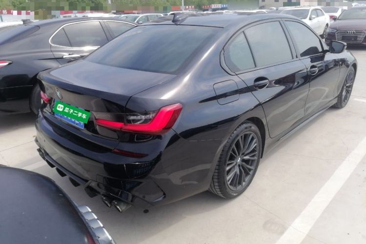 Used BMW 3 Series 2021 325Li M Sport Shadowline Package Rear Right 45 Deg